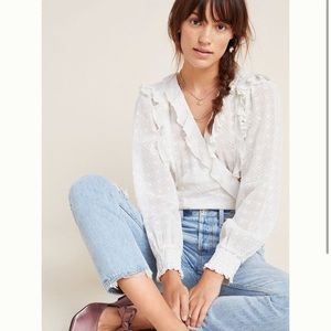 Maeve Laila ruffled blouse